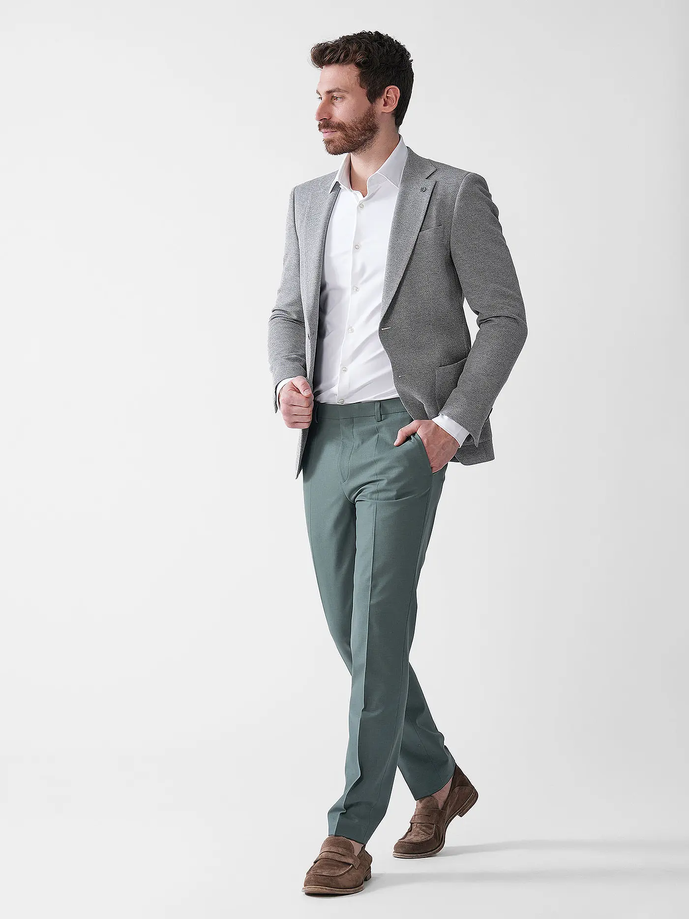 STRELLSON | Sakko Slim Fit ARNDT | hellgrau